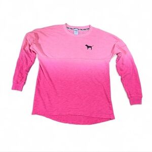 Victoria’s Secret PINK Ombre Long Sleeve Tee size small
